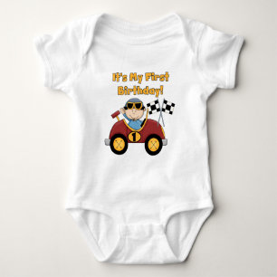 Red Race Car 1. Geburtstag Tshirts und Geschenke