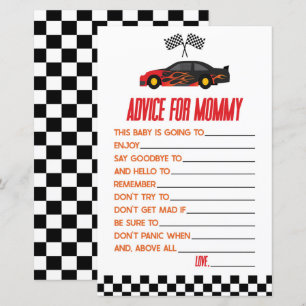 Red Race Car Advice Baby Shooting Game Activity