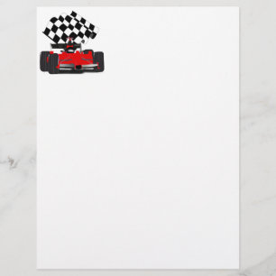 Red Race Car mit Checkbox