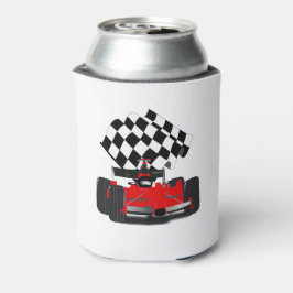 Red Race Car mit Checkbox Dosenkühler