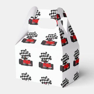 Red Race Car mit Checkbox Geschenkschachtel