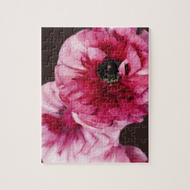 Red Ranunculus Puzzle (Vertikal)