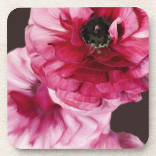 Red Ranunculus Untersetzer