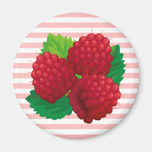 Red Raspberries Magnet