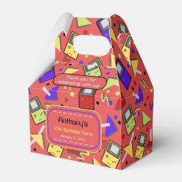 Red Retro Gaming Geburtstag Geschenkschachtel