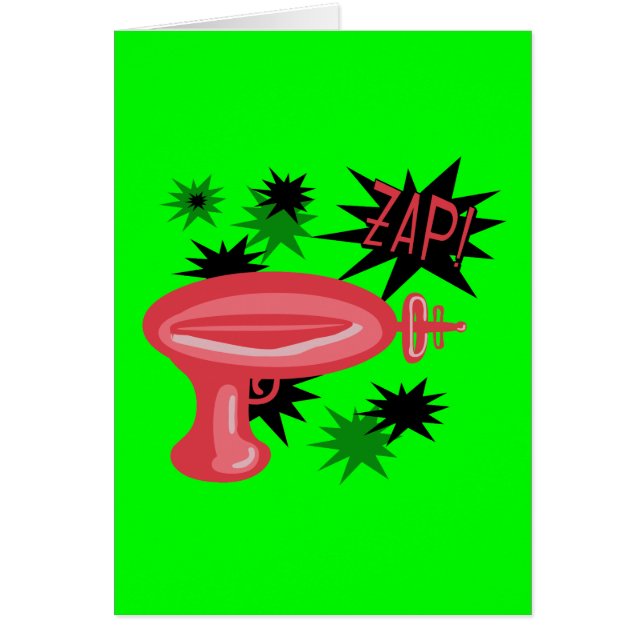 Red Retro Raygun (Vorne)