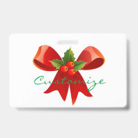 Red Ribbon Bow Holly Thunder_Cove