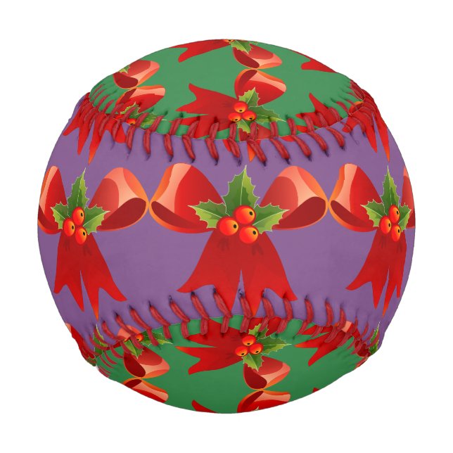 Red Ribbon Bow Holly Thunder_Cove Baseball (Vorderseite)
