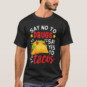Red Ribbon Drug Awareness Say No to Dugs sagen, ja T-Shirt