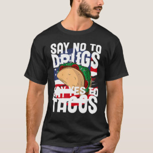 Red Ribbon Drug Awareness Say No to Dugs sagen, ja T-Shirt