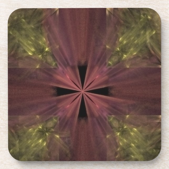 Red Ribbon-Gold-Paket Getränkeuntersetzer (Vorderseite)