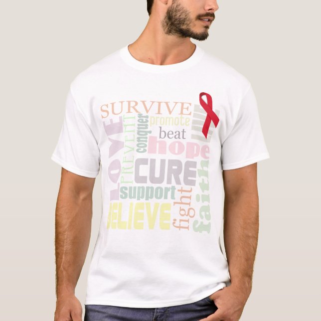 Red Ribbon Inspiration T-Shirt (Vorderseite)