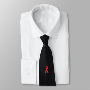 Red ribbon – Solidarity with HIV-positive Krawatte