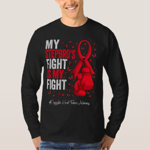 Red Ribbon Stepbruder Congestive Heart Failure Aw T-Shirt