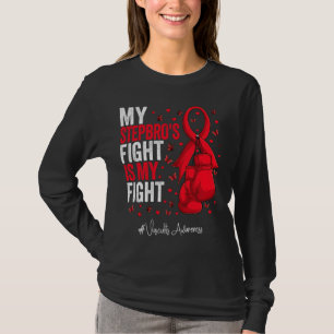 Red Ribbon Stepbruder Vasculitis Bewusstsein T-Shirt