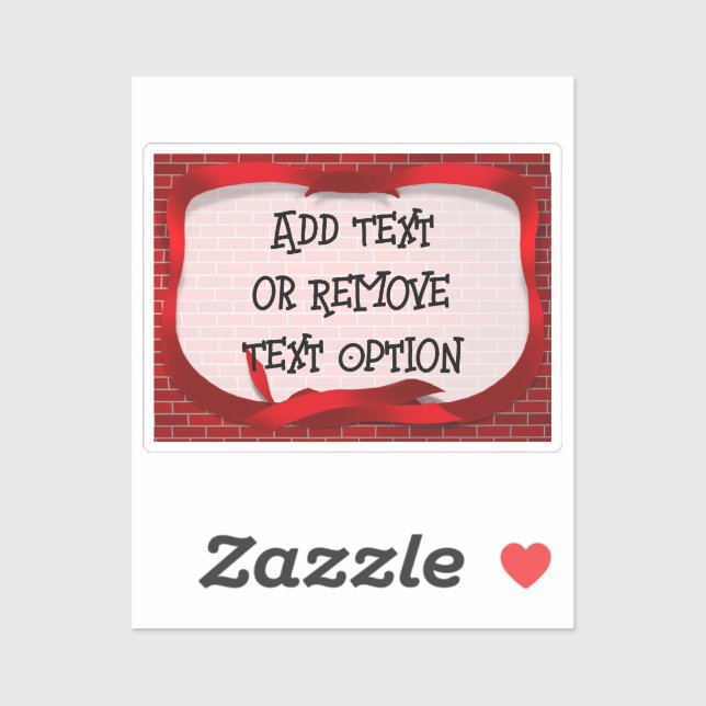 Red Ribbon Tag Weihnachten Aufkleber (Blatt)