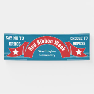 Red Ribbon Week - Drogenfreie Schule Banner