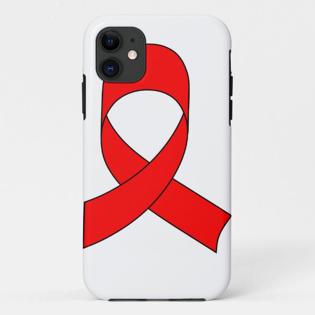 Red Ribbon Zeichnend Case-Mate iPhone Hülle (Rückseite)