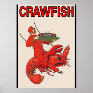 Red Rider Crawfish Poster