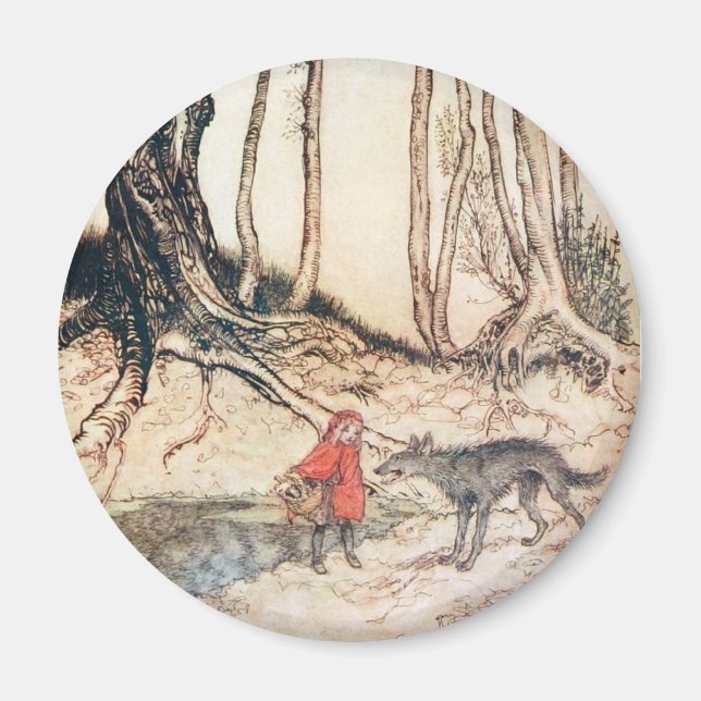 Red Riding Hood Magnet (Vorne)