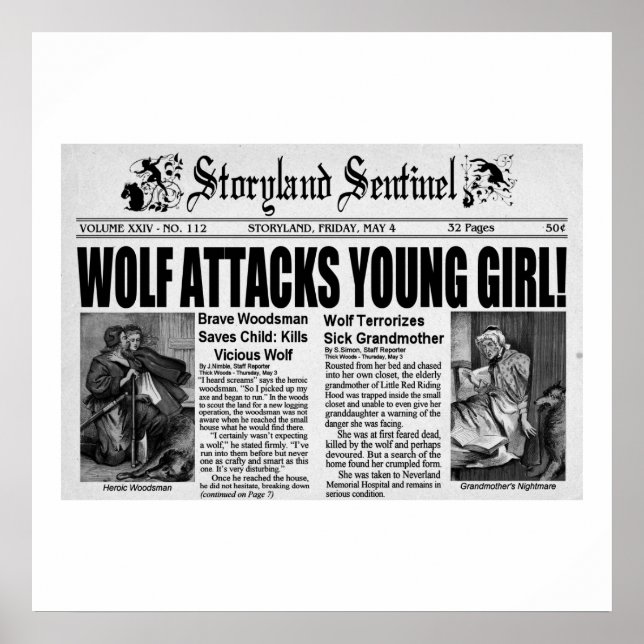 Red Riding Hood Poster (Vorne)