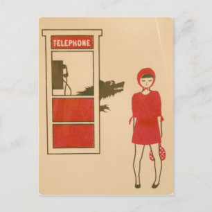 Red Riding Hood Postkarte