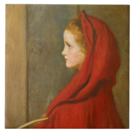 Red Riding Hood (von John Everett Millais) Fliese