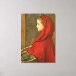Red Riding Hood (von John Everett Millais) Leinwanddruck