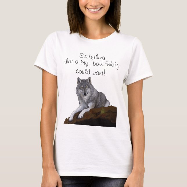 Red Riding Hood Wolf T-Shirt (Vorderseite)