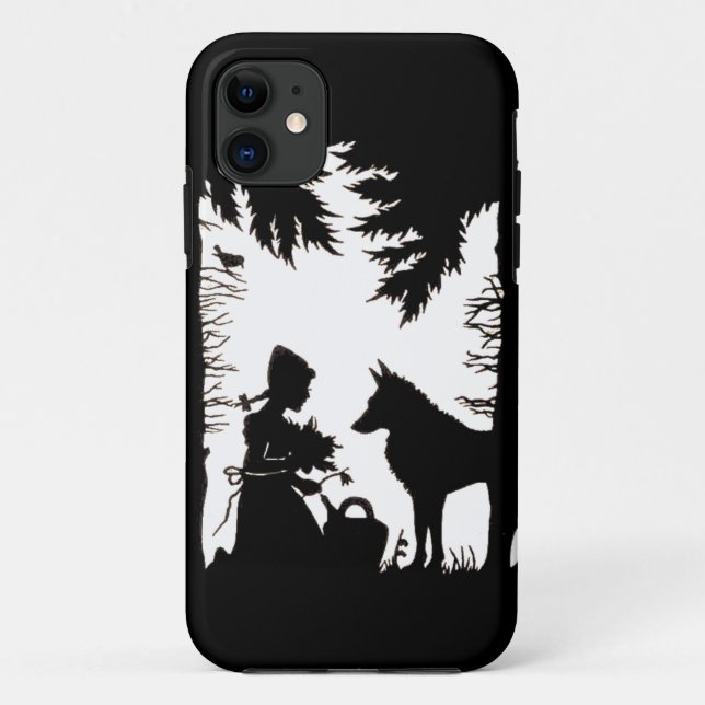 Red Riding Hood Wolf Woods Case-Mate iPhone Hülle (Rückseite)