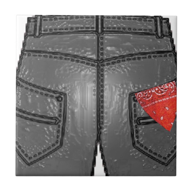 Red Right Hanky Fliese (Vorderseite)
