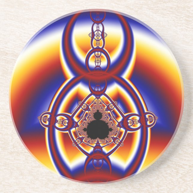 Red Rings 2 Getränkeuntersetzer (Vorne)