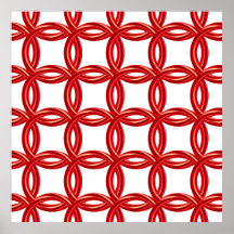 Red Rings Pattern