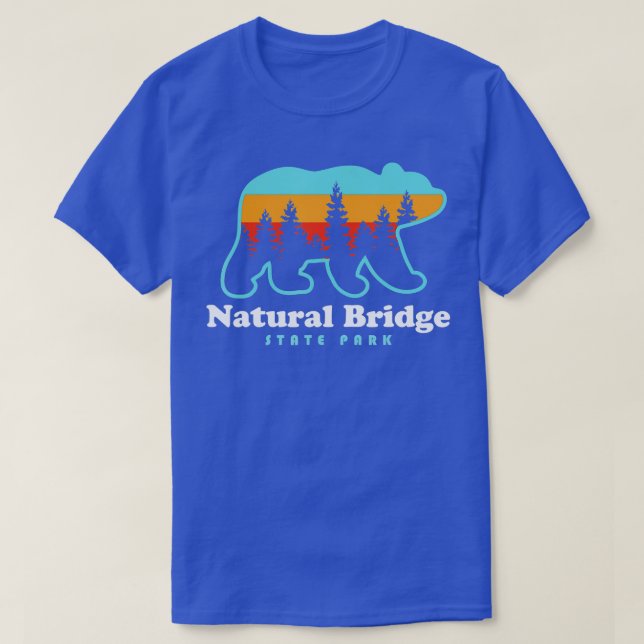 Red River Gorge Kentucky Natural Bridge Staat Park T-Shirt (Design vorne)