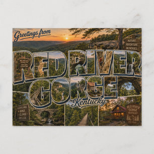 Red River Gorge, Kentucky Postkarte