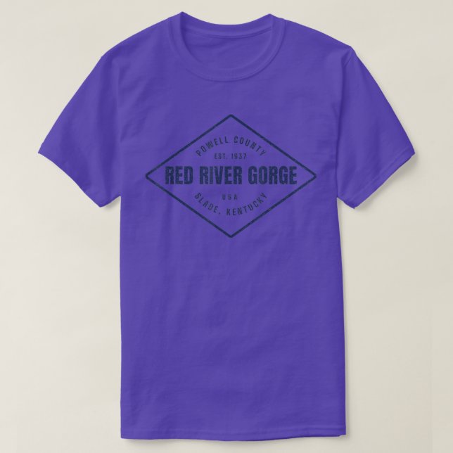 Red River Gorge Kentucky Souvenir Design T-Shirt (Design vorne)