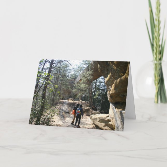 Red River Gorge, KY - Skybridge 2 notecards Karte (Vorderseite)
