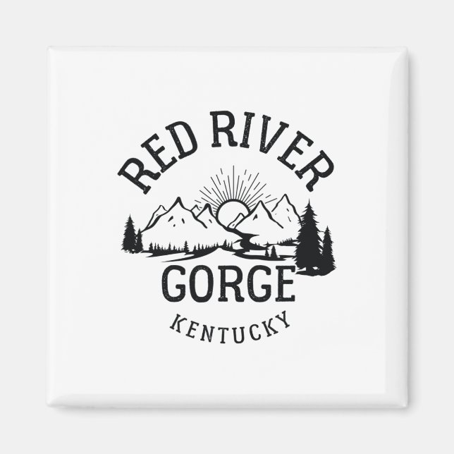 Red River Gorge Wanderung Kentucky Parks Wandern  Magnet (Vorne)