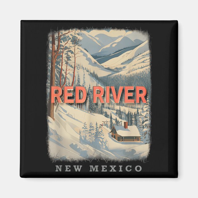 Red River New Mexico Nm Skiing Extravaganza Sd778 Magnet (Vorne)