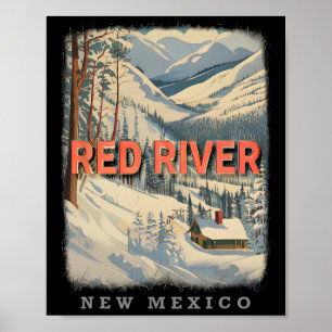 Red River New Mexico Nm Skiing Extravaganza Sd778 Poster