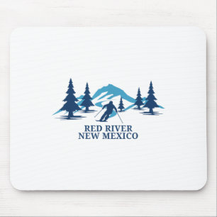 Red River New Mexico Ski Resort Skifahren Ski _1 Mousepad
