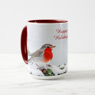 Red Robin Holiday Weihnachten Tasse