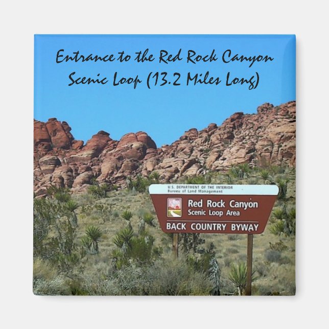 Red Rock Canyon 2" Magnet (Vorne)