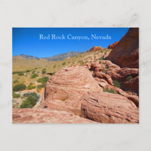 Red Rock Canyon bei Las Vegas Boulevard Postkarte