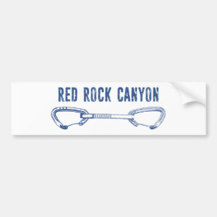 Red Rock Canyon Klettern Schnellziehen Autoaufkleber