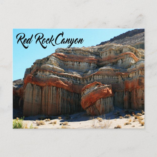Red Rock Canyon Las Vegas Nevada Vereinigte Staate Postkarte (Vorderseite)