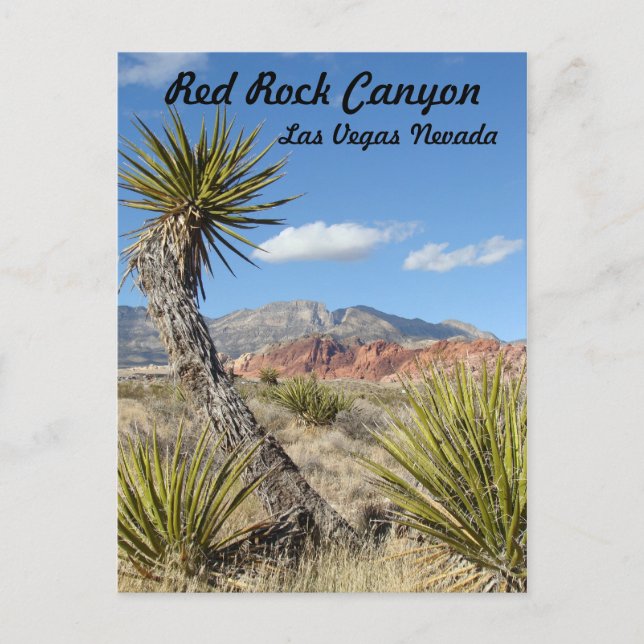 Red Rock Canyon, Las Vegas Postkarte (Vorderseite)
