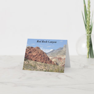 Red Rock Canyon, Mojave Desert, Near Las Vegas Karte