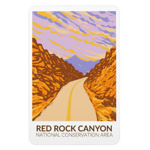 Red Rock Canyon National Conservation Area Road Magnet