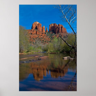 Red Rock Crossing in Sedona Winter 4038 Poster